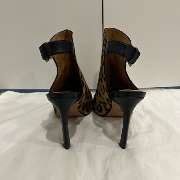 NINE West Splash Leopard Booties Women’s Size 7 ½ - Picture 4 of 10